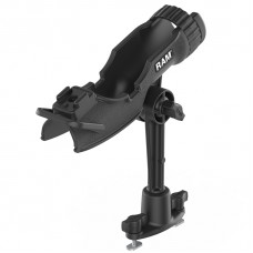 RAM ROD HD FISHING ROD HOLDER WITH 6" SPLINE POST AND DUAL TRACK BASE