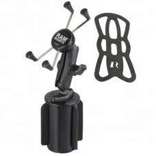RAM X-GRIP LARGE PHONE MOUNT WITH RAM-A-CAN™ II CUP HOLDER BASE