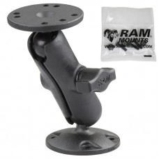 RAM COMPOSITE DOUBLE BALL MOUNT WITH HARDWARE FOR GARMIN STRIKER+MORE