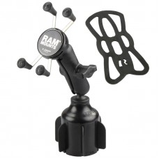 RAM X-GRIP PHONE MOUNT WITH RAM STUBBY CUP HOLDER BASE