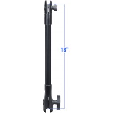RAM 18" PVC PIPE EXTENSION WITH B SIZE & C SIZE SOCKET ARMS